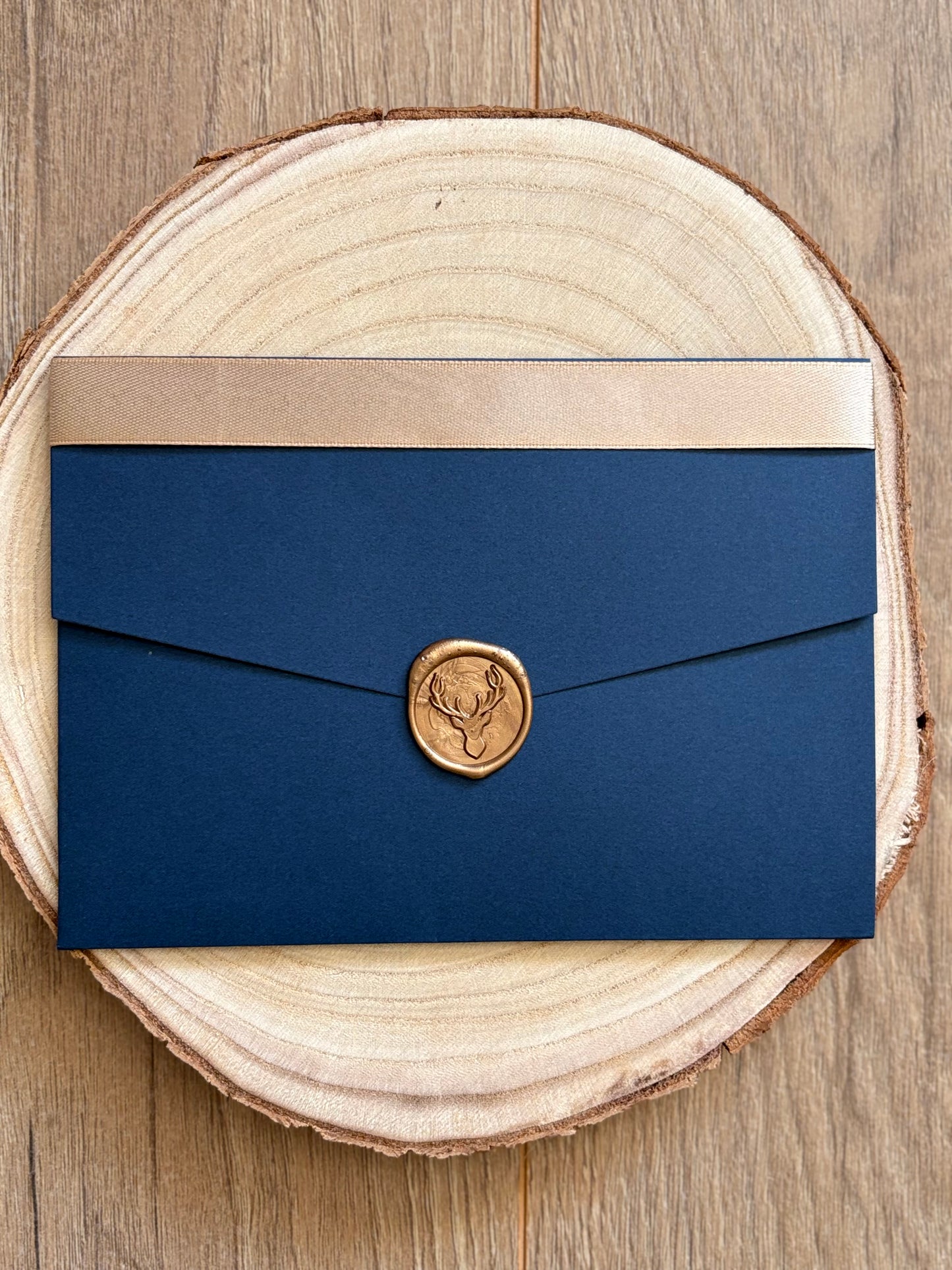 Scottish Stag Wedding Pocket Invitation - The Stag Suite