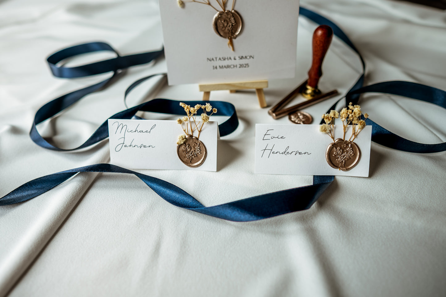 Elegant Rustic Wedding Place Card: The Caledonia Suite