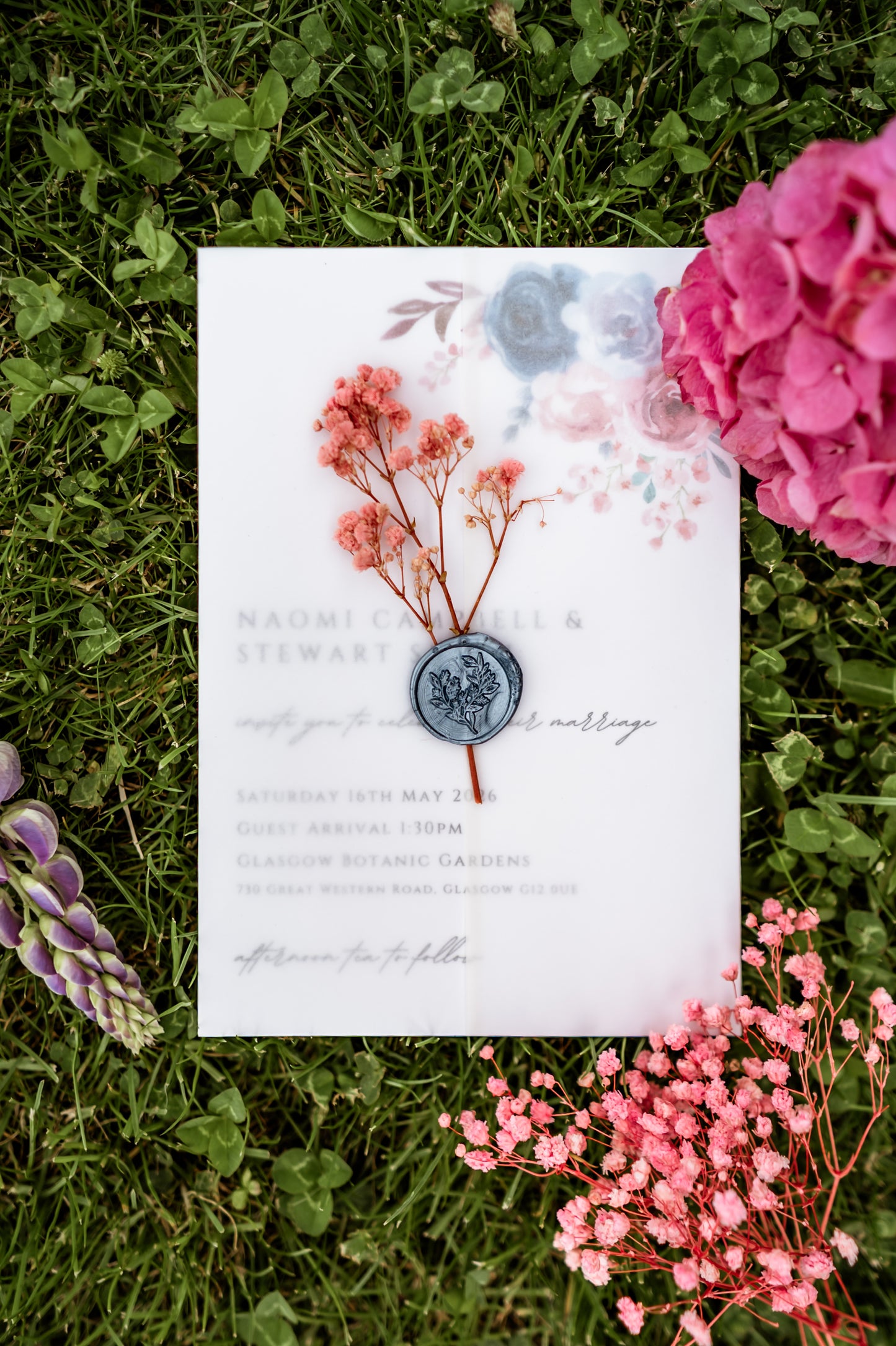 Romantic Floral Wedding Invitation Set - The Flora Suite