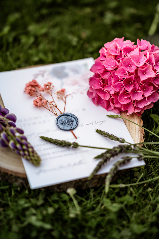 Romantic Floral Wedding Invitation Set - The Flora Suite