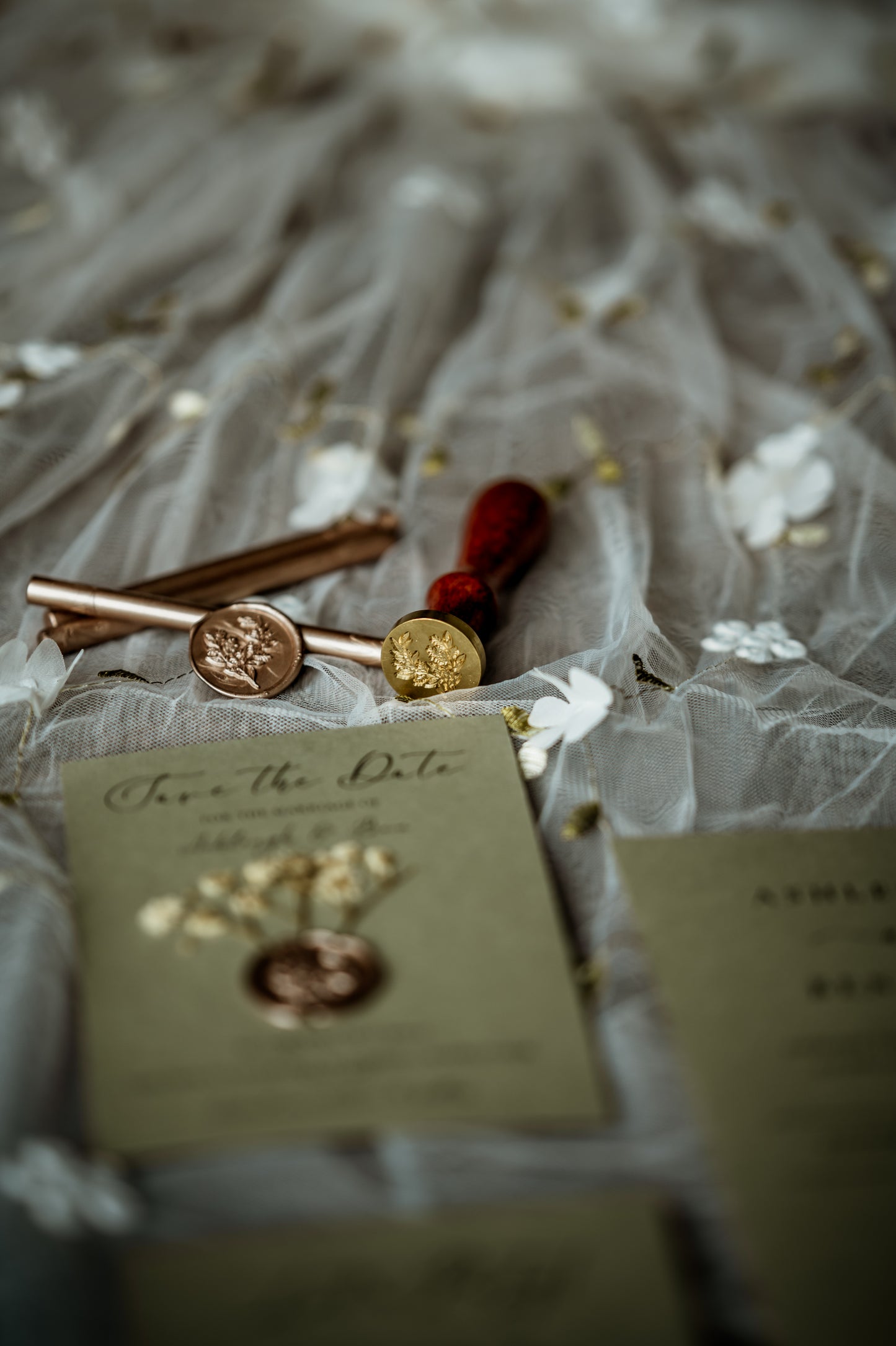 Rustic Sage Green Wedding Save the Date - The Culross Suite