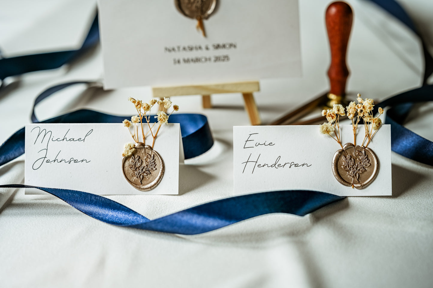 Elegant Rustic Wedding Place Card: The Caledonia Suite