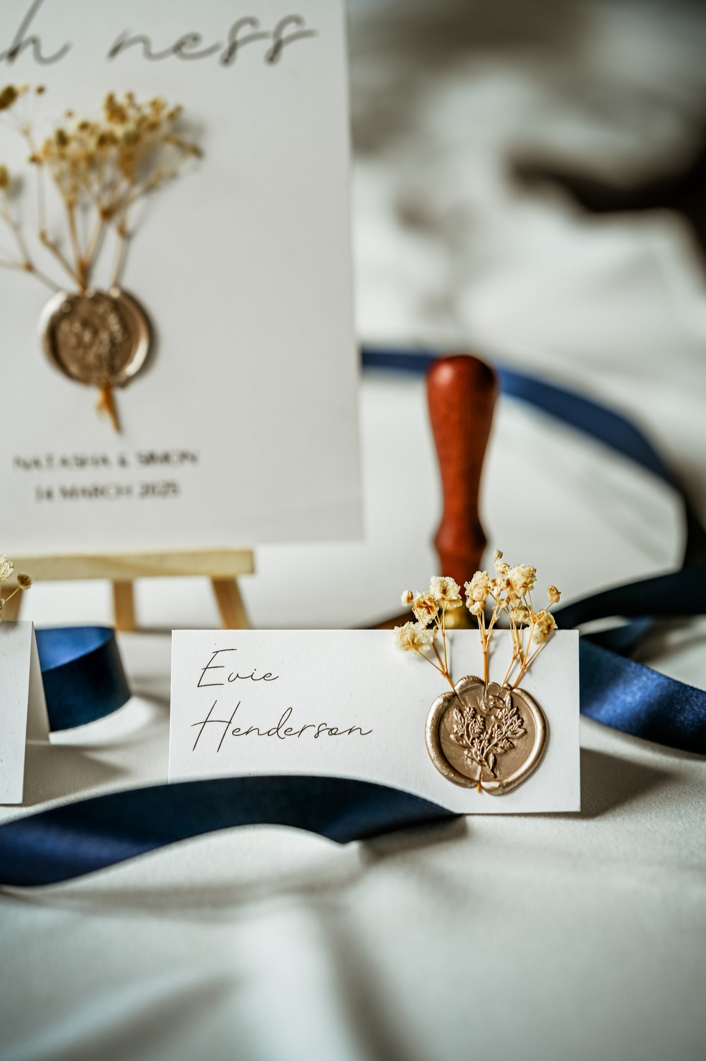 Elegant Rustic Wedding Place Card: The Caledonia Suite